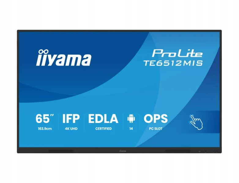 INTERACTIVE MONITOR IIYAMA TE6512MIS-B4AG ANDROID 14 EDLA 4K VAT 0% EAN (GTIN) 4948570125487