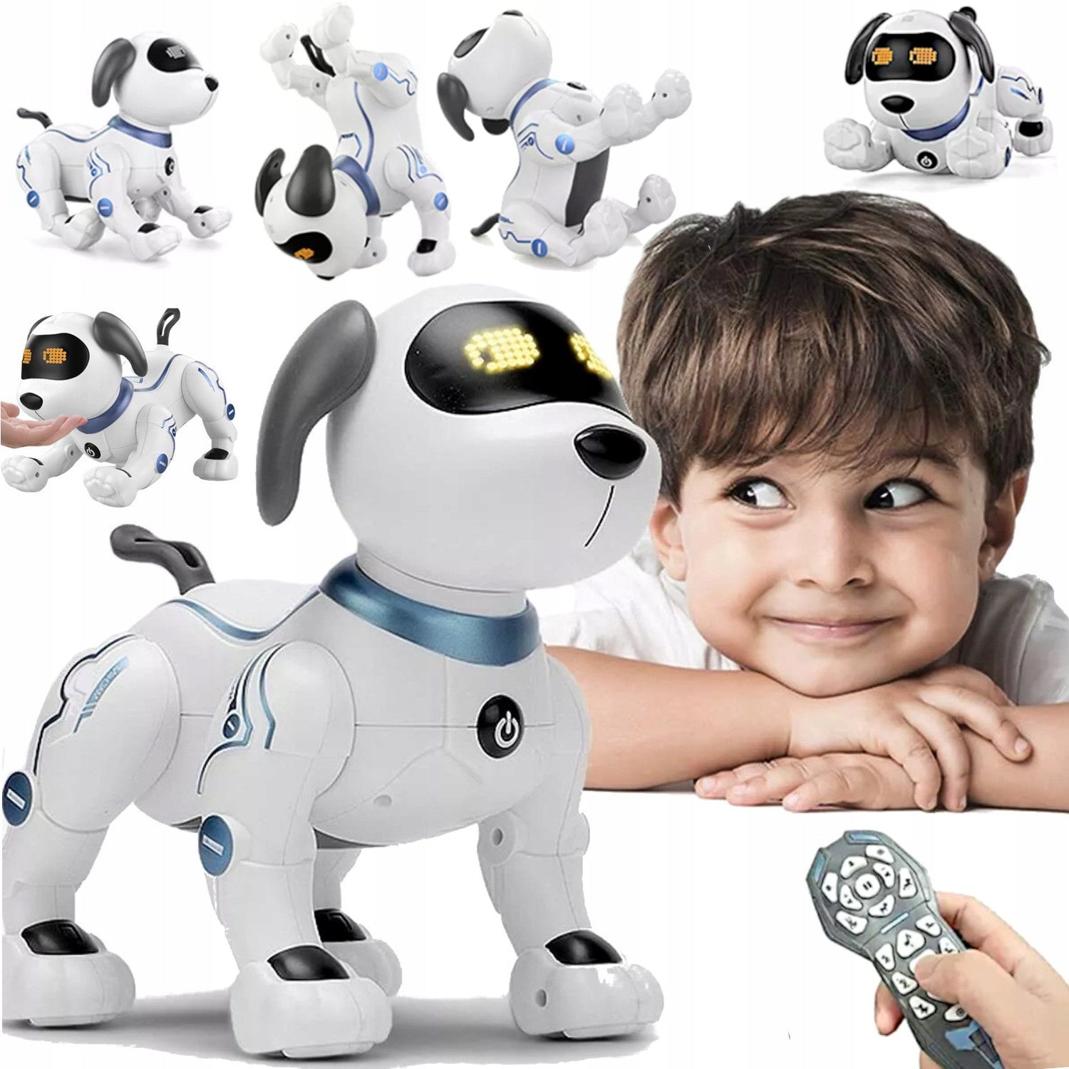 INTERACTIVE ROBO DOG REMOTE CONTROLLED VOICE REMOTE CONTROL TRICKS DANCES