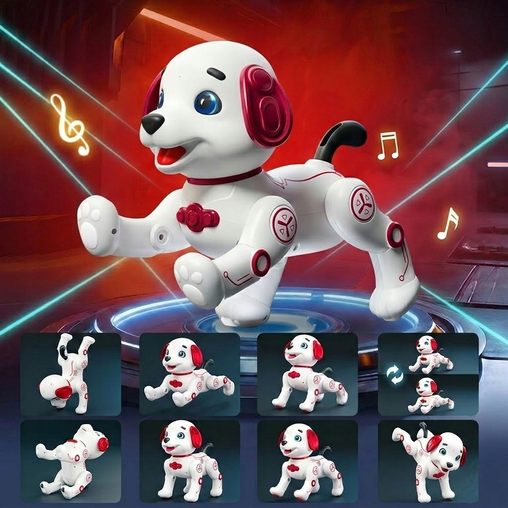 INTERACTIVE ROBOT DOG RC SMART DOG TOUCH DANCES PROGRAMMING LED GIFT Manufacturer code ZDALNIE STEROWANY INTELOGENTNY ROBO PIES