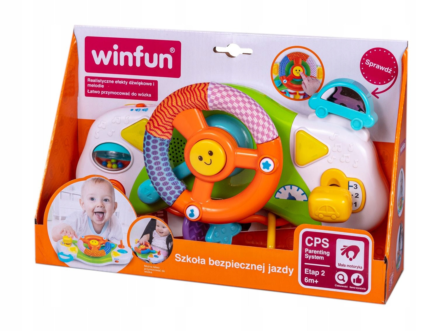 Žaislinis vairas Smily Play 6750