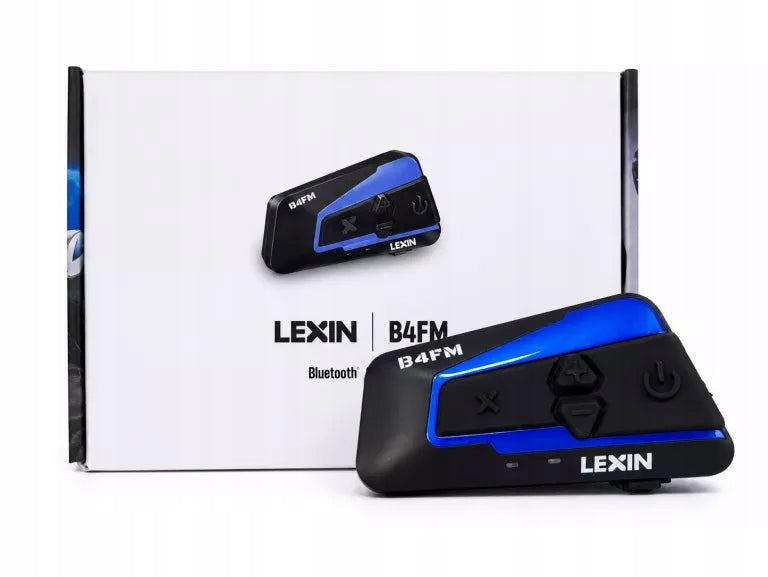 INTERCOM LEXIN B4FM-X MOTORCYCLE | BLUETOOTH 3.0 MICROPHONE AKUM 35H!!