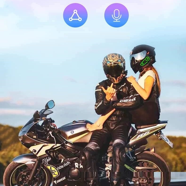 INTERCOM MOTORCYCLE HEADPHONES FOR HELMET BLUETOOTH A30 HIGH SOUND QUALITY Packaging status original
