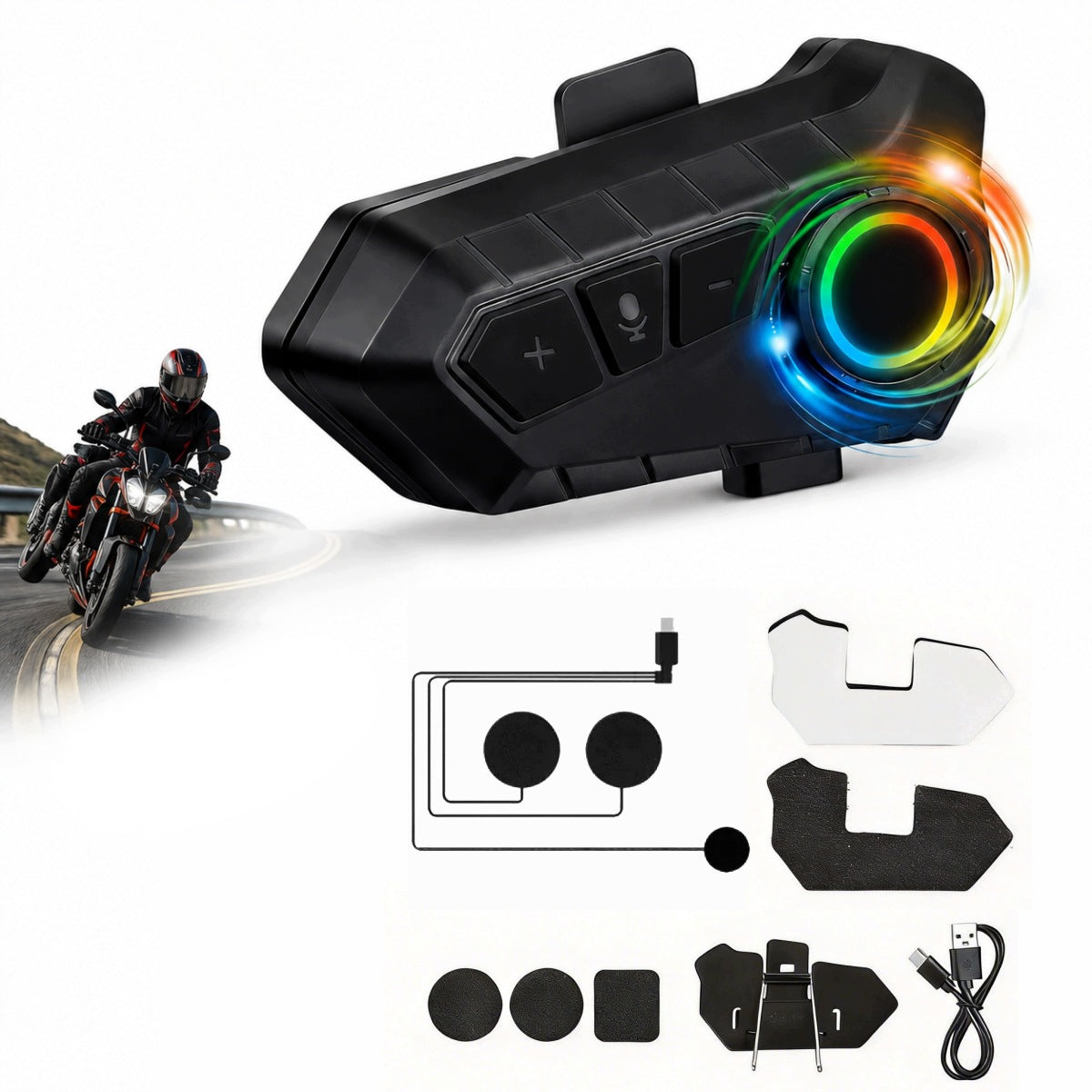 INTERCOM MOTORCYCLE HELMET TALK KIT|BLUETOOTH