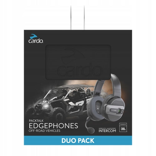 INTERCOM SET PLUS HEADPHONES CARDO EDGEPHONES ORV DUO