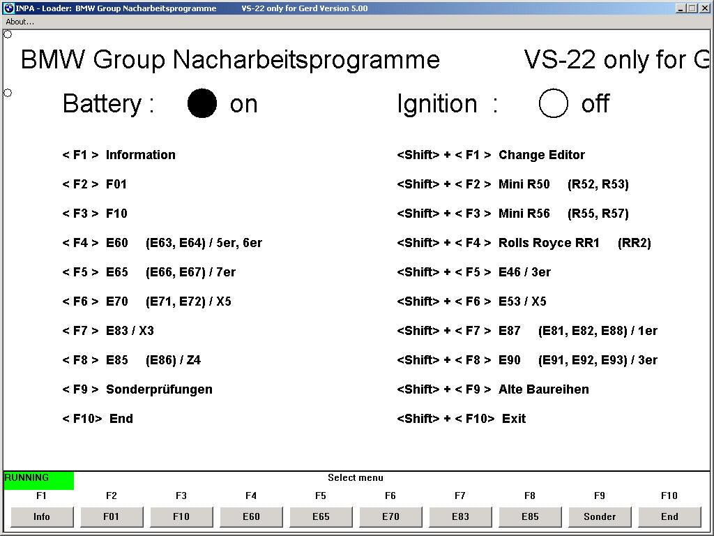 INTERFACE BMW INPA e36 e46 e31 e38 +ADAPTER 20pin Batteries included no