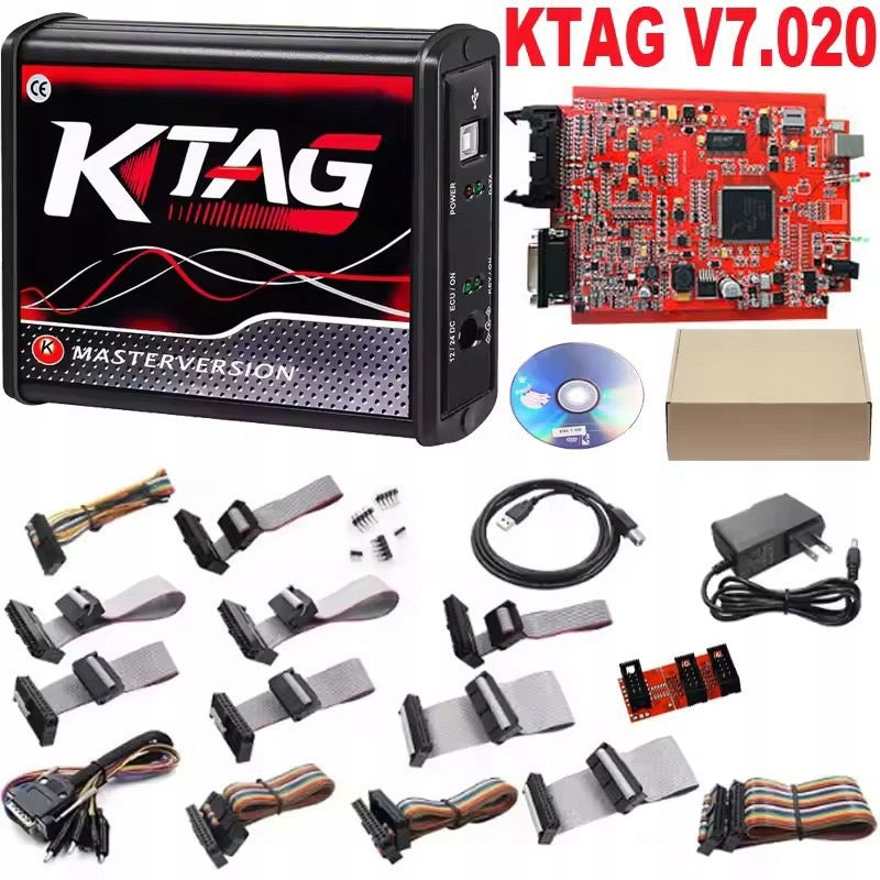 INTERFACE PROGRAMMER KTAG V2.25 ECU KTAG 7.020 4 LED Manufacturer code K_tag_7.020