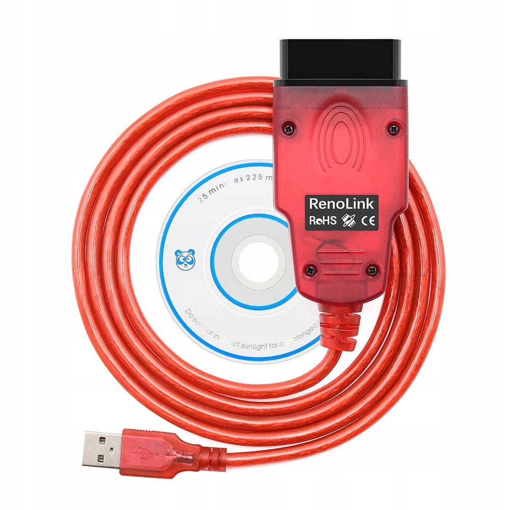 INTERFACE RENOLINK v2.11 PL MENU RENAULT MEGANE CLIO DACIA LOGAN SANDERO CD Batteries included no