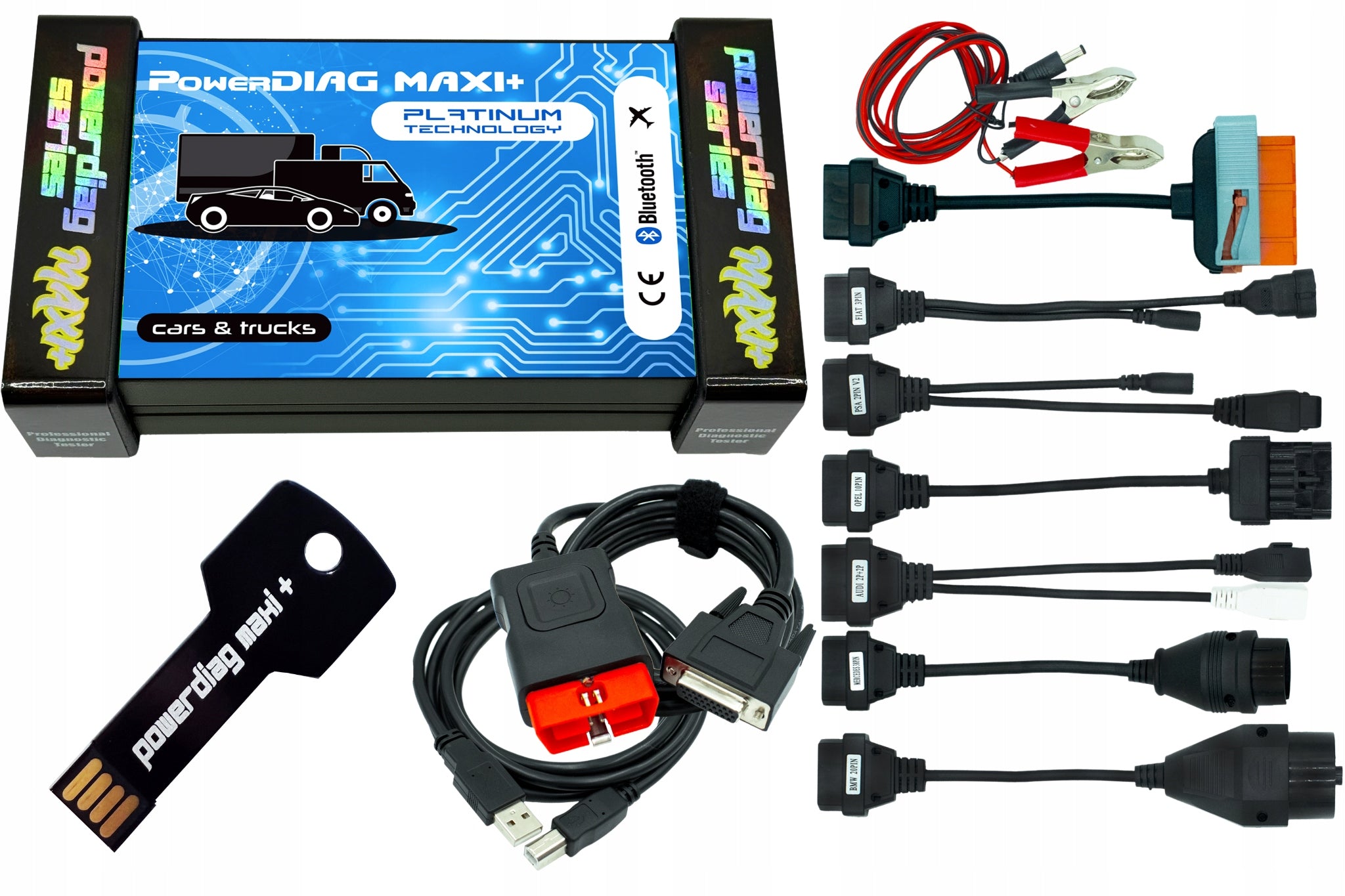 INTERFACE SCANNER DIAGNOSTIC COMPUTER POWERDIAG MAXI+ PLATINUM TRUCK