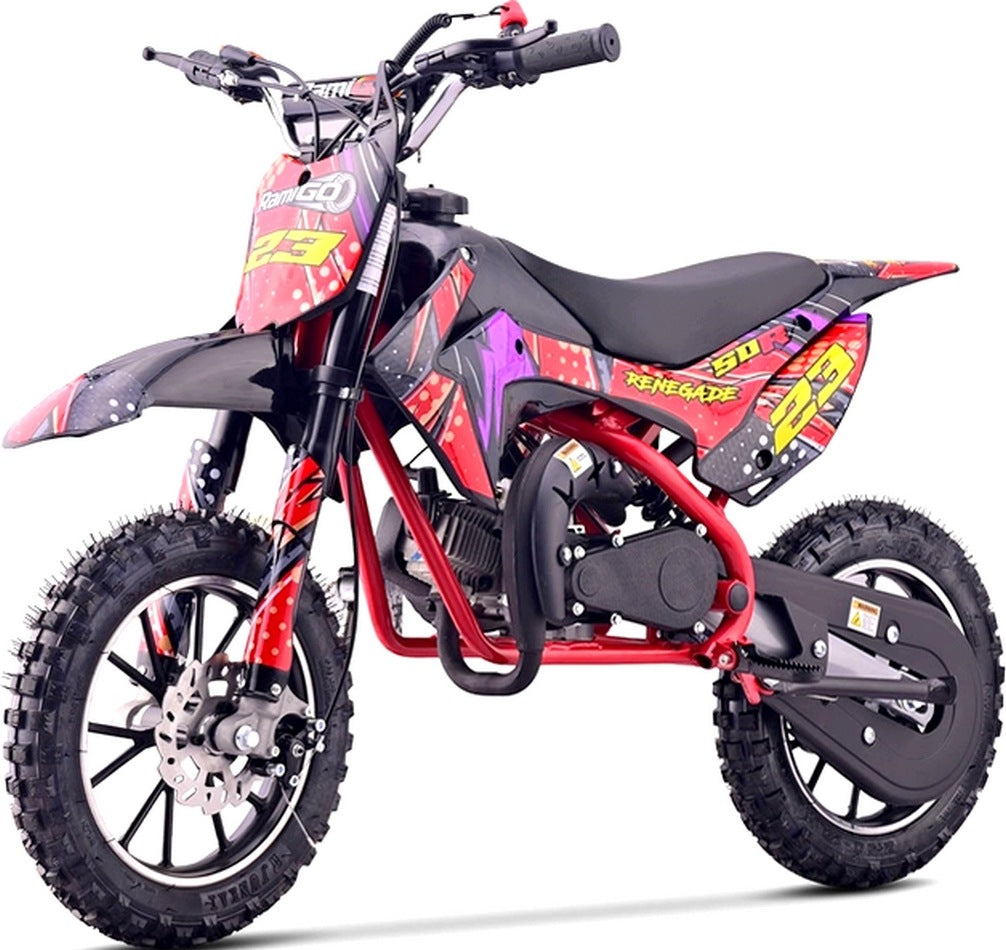 INTERNAL COMBUSTION ENGINE TWO-WHEELED ENGINE 49C PUMPED WHEELS DISC BRAKES
