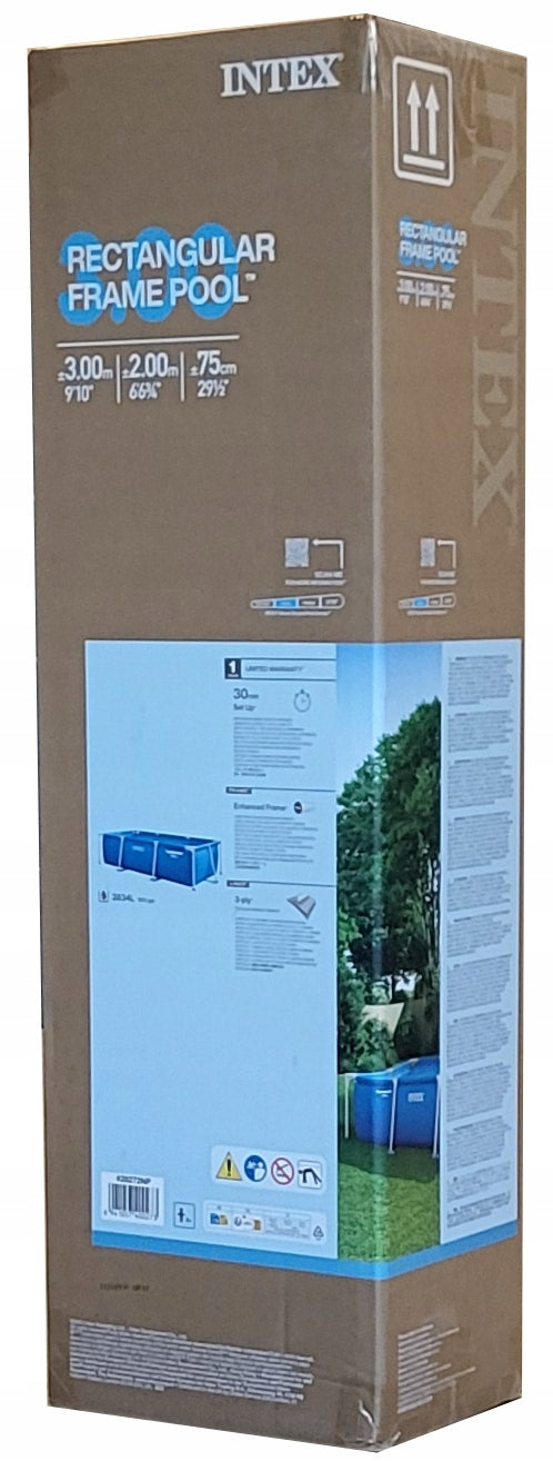 INTEX 28272 SWIMMING POOL 8in1 FRAME 300x200x75cm Product width 200 cm