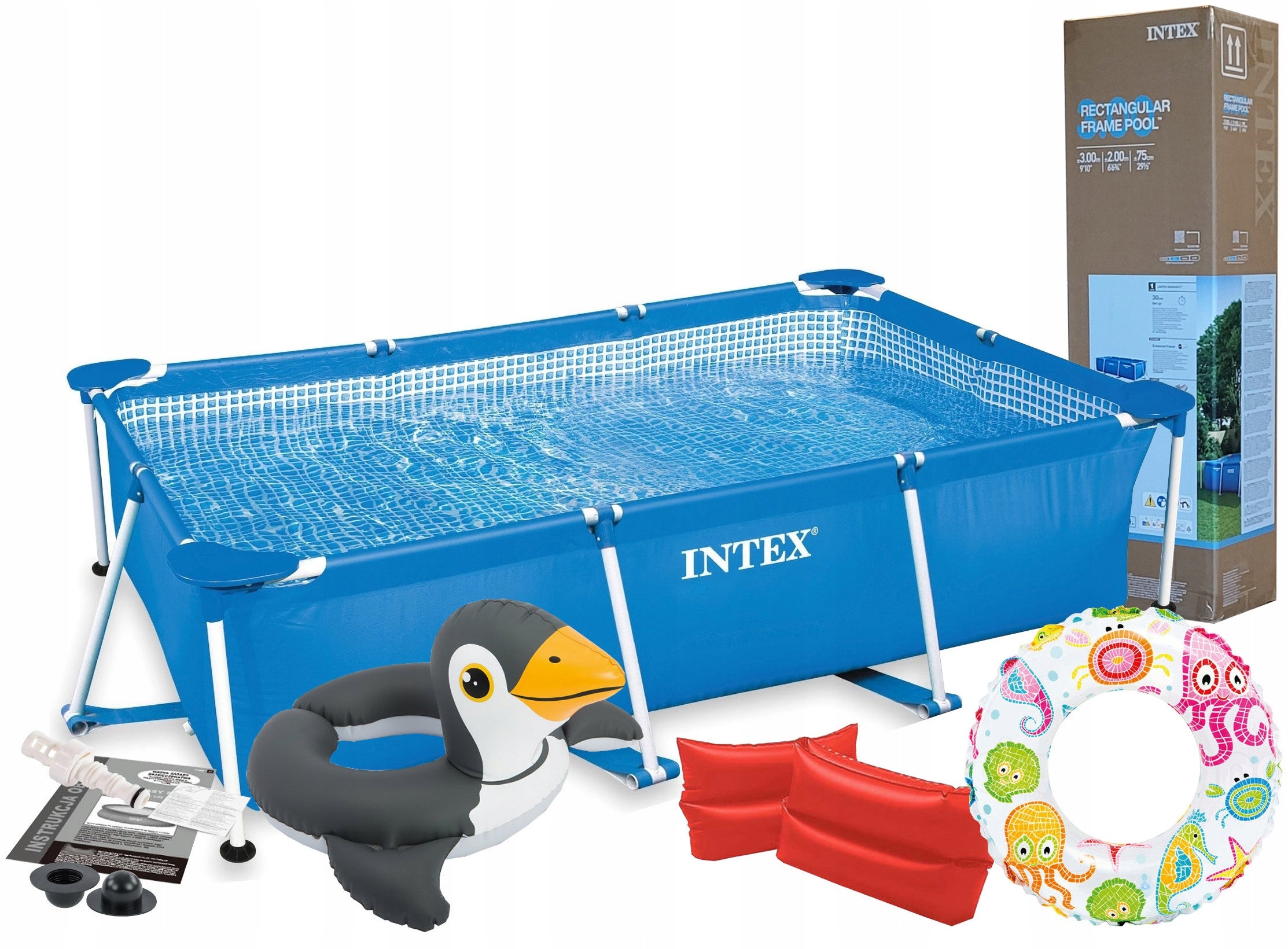 INTEX 28272 SWIMMING POOL 8in1 FRAME 300x200x75cm