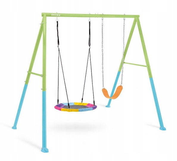 INTEX 44125 GARDEN SWING 2in1 235x254x200cm STORK NEST