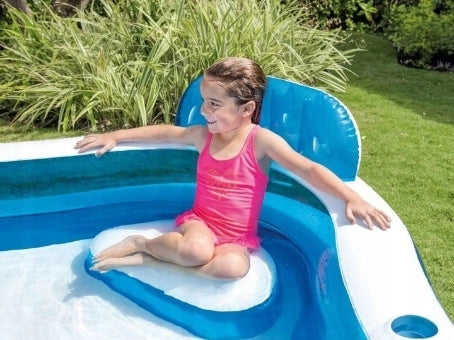 INTEX GARDEN POOL WITH SEATS 4 people LARGE Height 66 cm