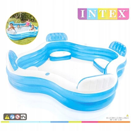 INTEX GARDEN POOL WITH SEATS 4 people LARGE Manufacturer code 56475