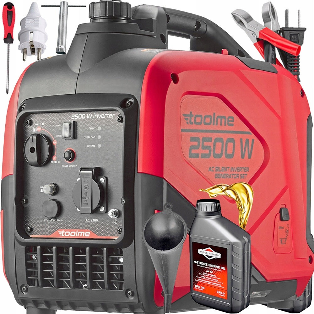 INVERTER 2500W GENERATOR SET AVR BRIGGS OIL Toolme TM600
