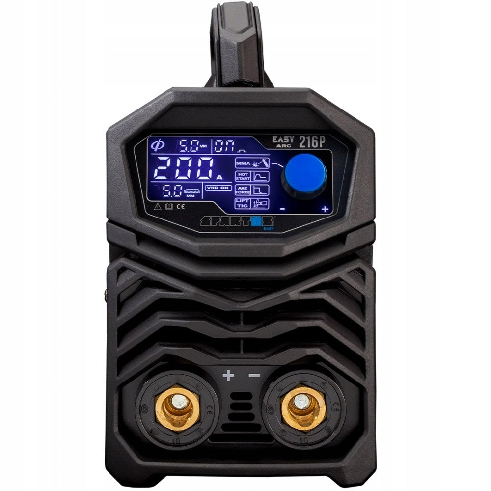 INVERTER ELECTRODE WELDING MACHINE SPARTUS EASYARC 216P PULSE 230V MMA 200A Brand Spartus