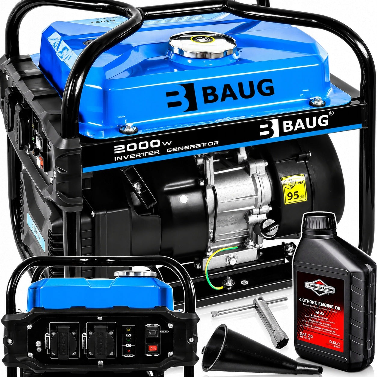 INVERTER GENERATOR SET CURRENT GENERATOR 2000W 230V 4-STROKE