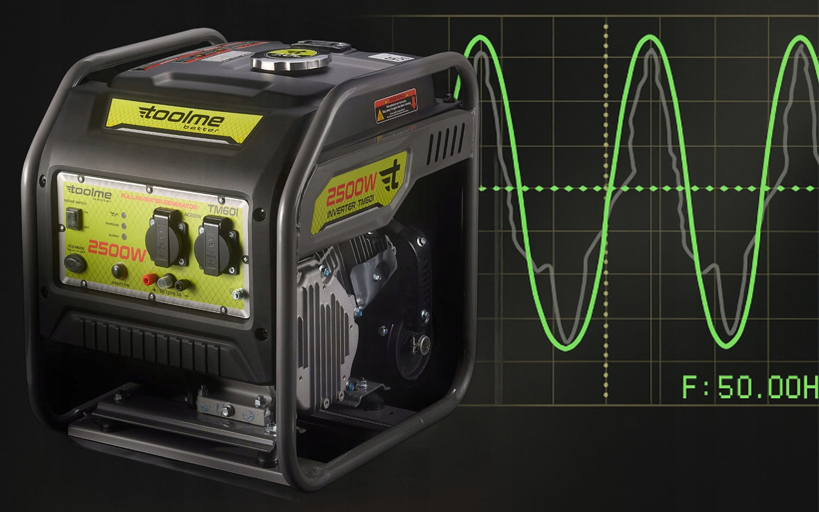 INVERTER GENERATOR inverter GENERATOR sine 2500W TM601 Packaging status original