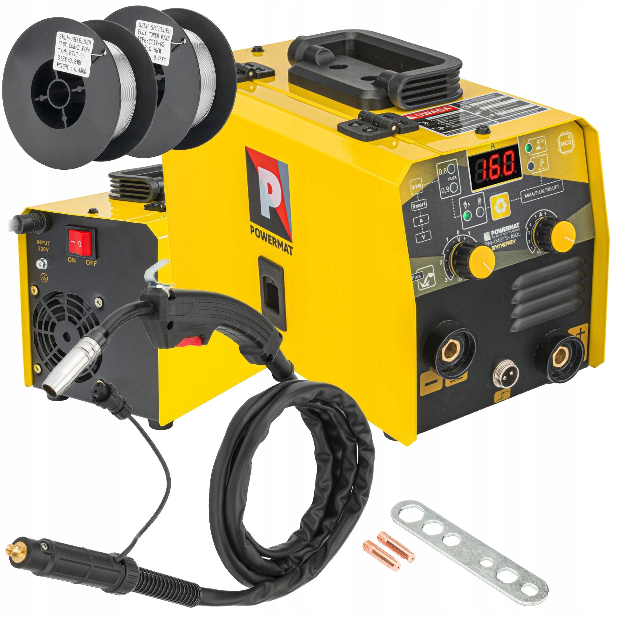 INVERTER MIGOMAT MMA TIG SEMI-AUTOMATIC WELDING MACHINE 20-200 A PM-IMGTS-160L