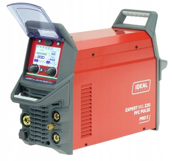 INVERTER SEMI-AUTOMATIC WELDING EXPERT MIG 220 PFC PULSE PRO5 LCD IDEAL Brand IDEAL