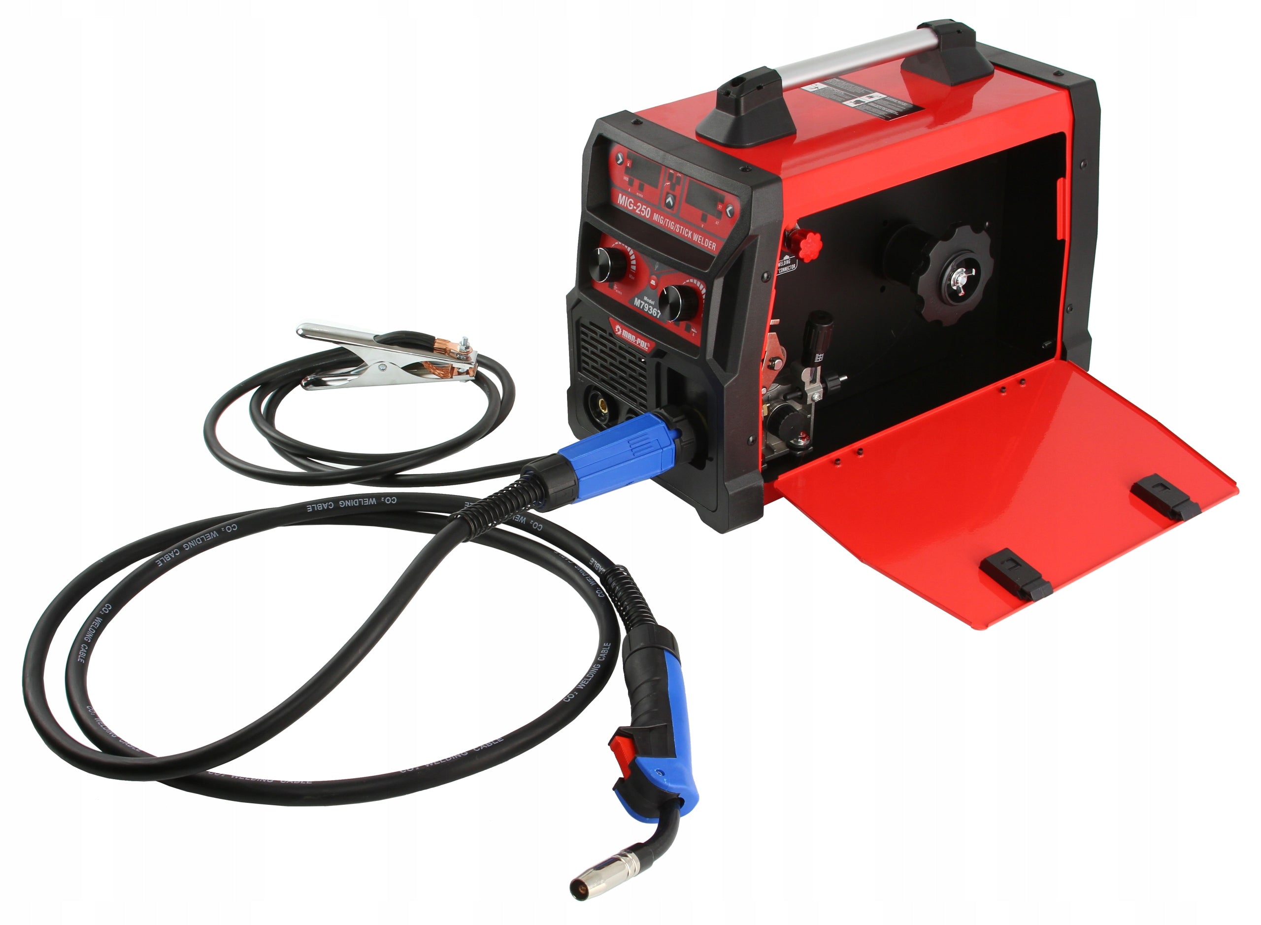 INVERTER WELDER 250A MIGOMAT MIG MMA TIG 3 IN 1 GAS Brand Mar-Pol