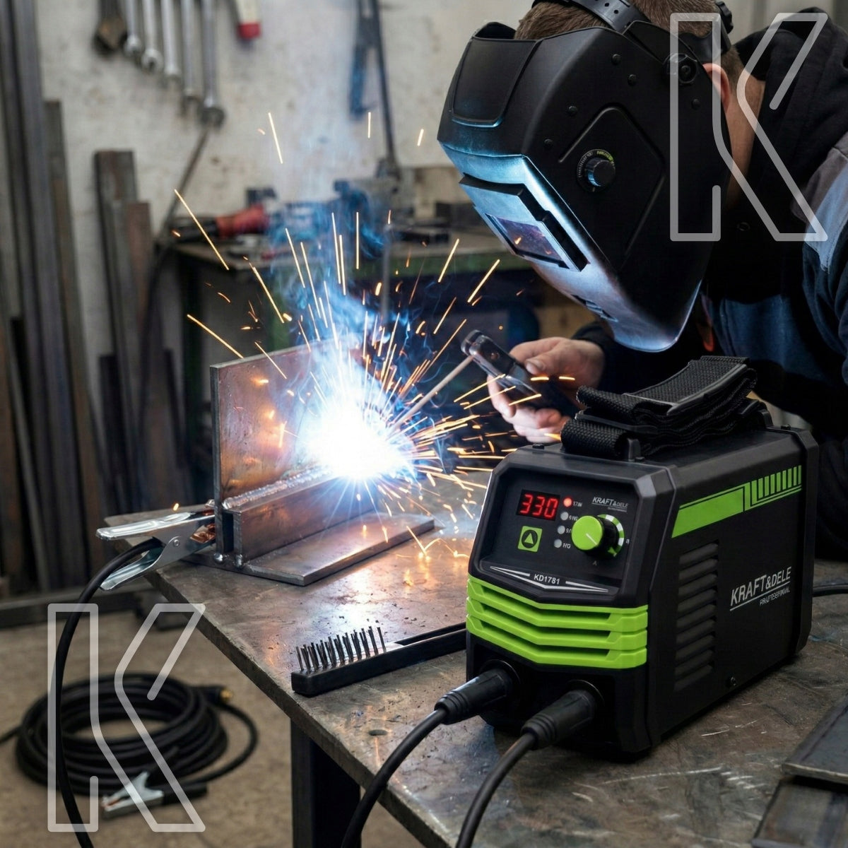 INVERTER WELDER 330A MMA TIG LIFT VRD 230V/50Hz SET + MASK STRONG Brand no brand