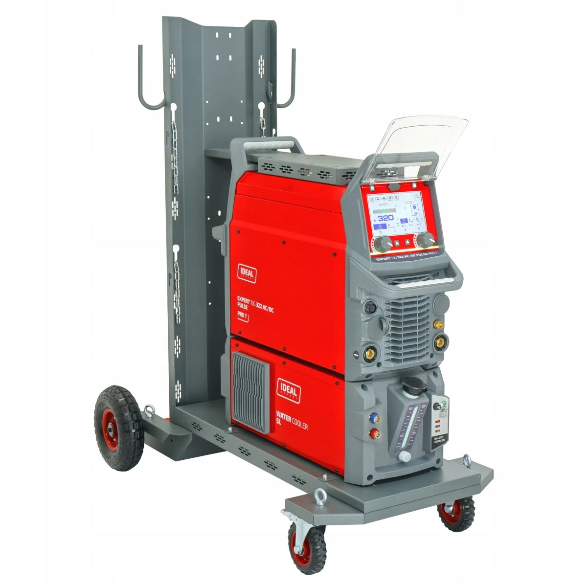 INVERTER WELDER IDEAL EXPERT TIG 322 AC/DC PULSE Pro7 LCD 400V MMA Packaging status original