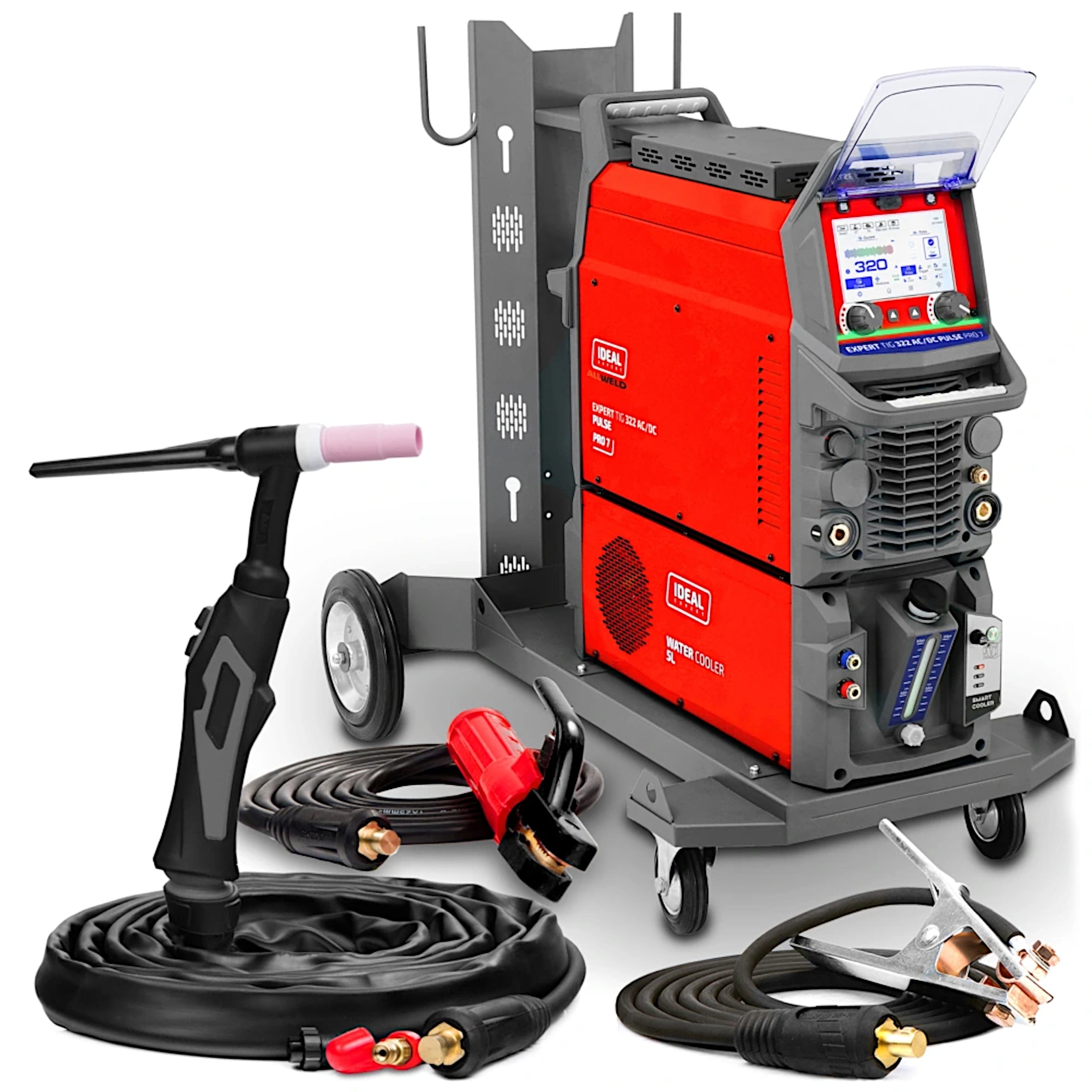 INVERTER WELDER IDEAL EXPERT TIG 322 AC/DC PULSE Pro7 LCD 400V MMA