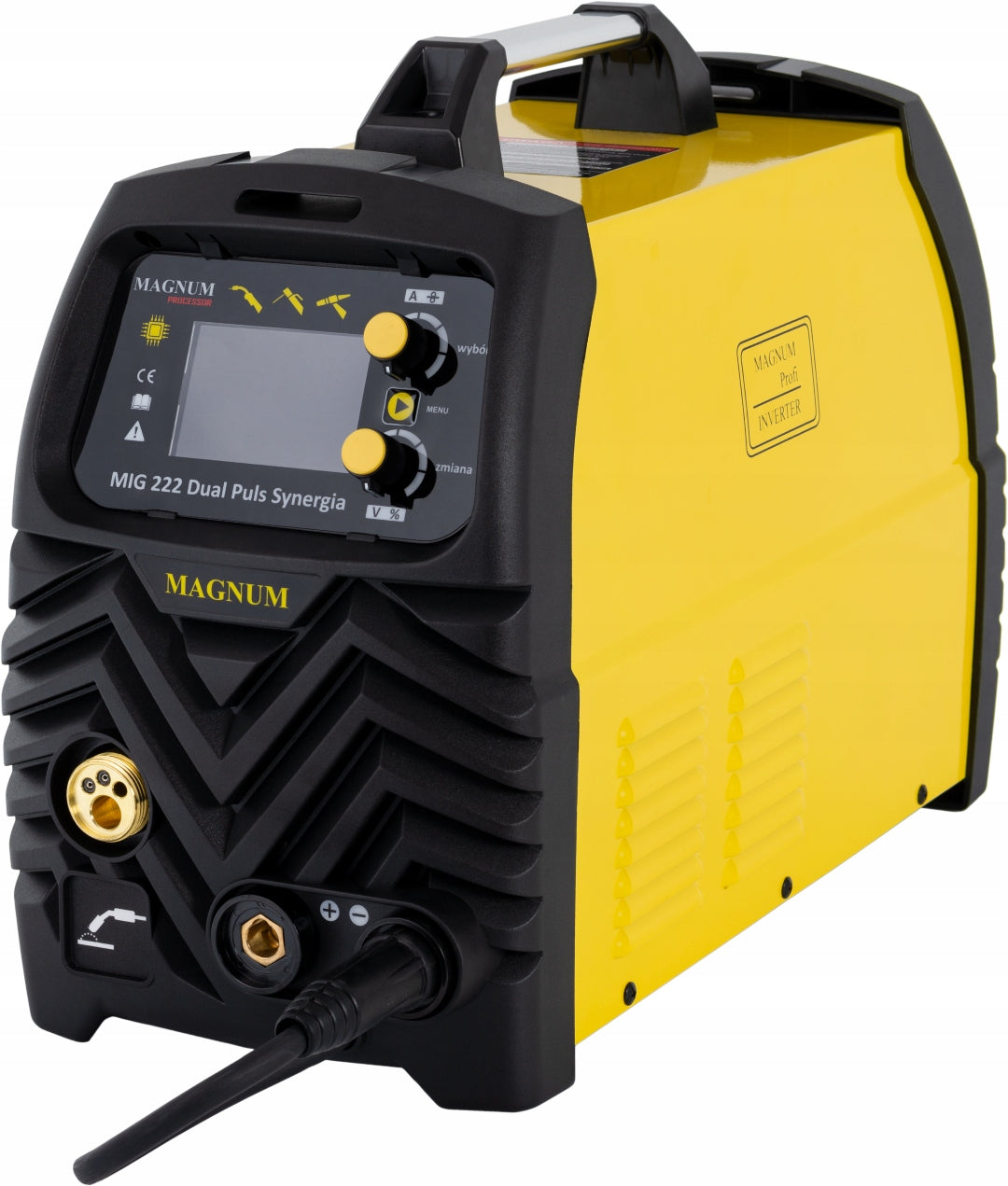 INVERTER WELDER MAGNUM MIG 222DP SYNERGY LCD Semi-automatic Welding Machine Brand Magnum