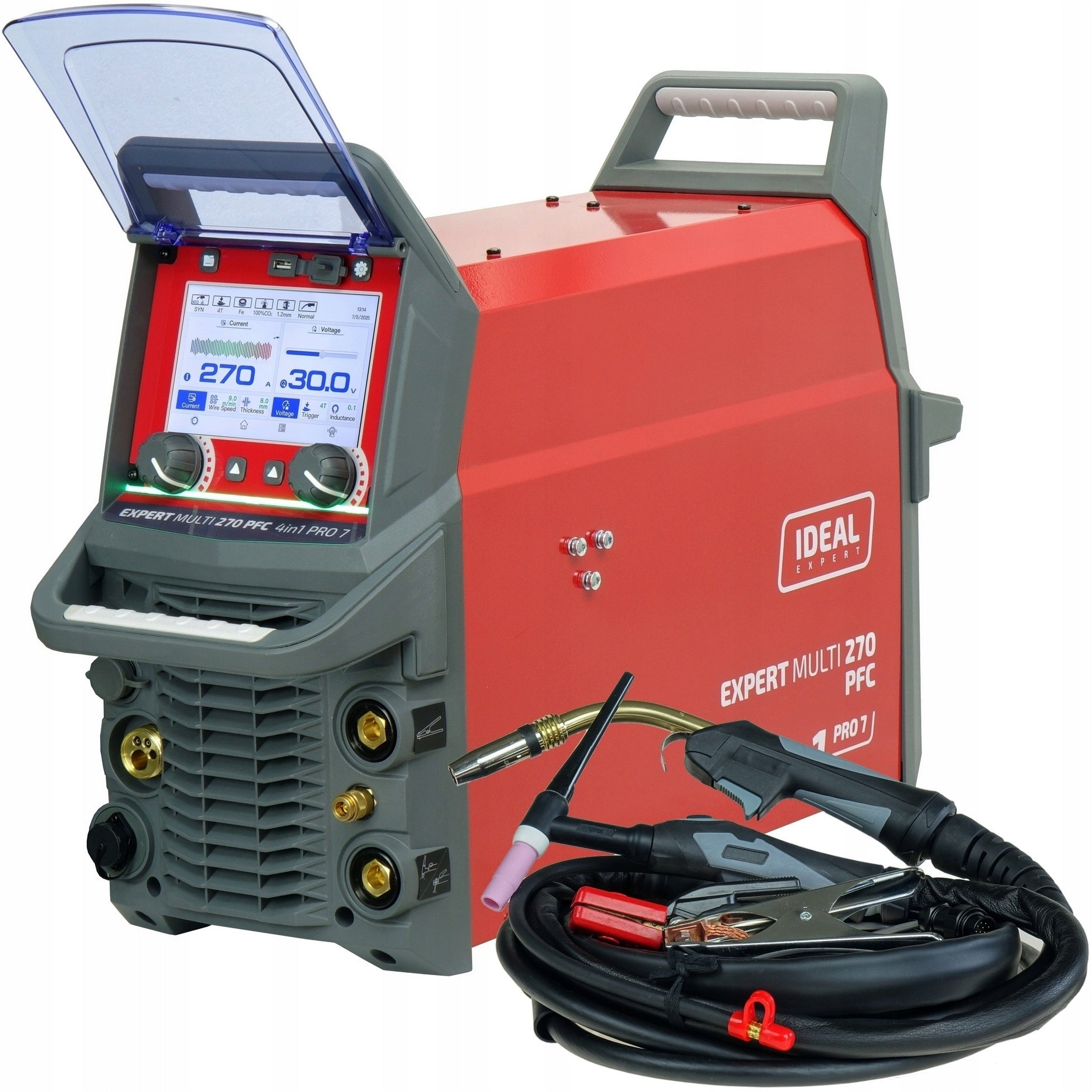 INVERTER WELDER MIGOMAT IDEAL EXPERT MULTI 270 PFC 4in1 Pro7 SYNERGY Manufacturer code EXMULTI270