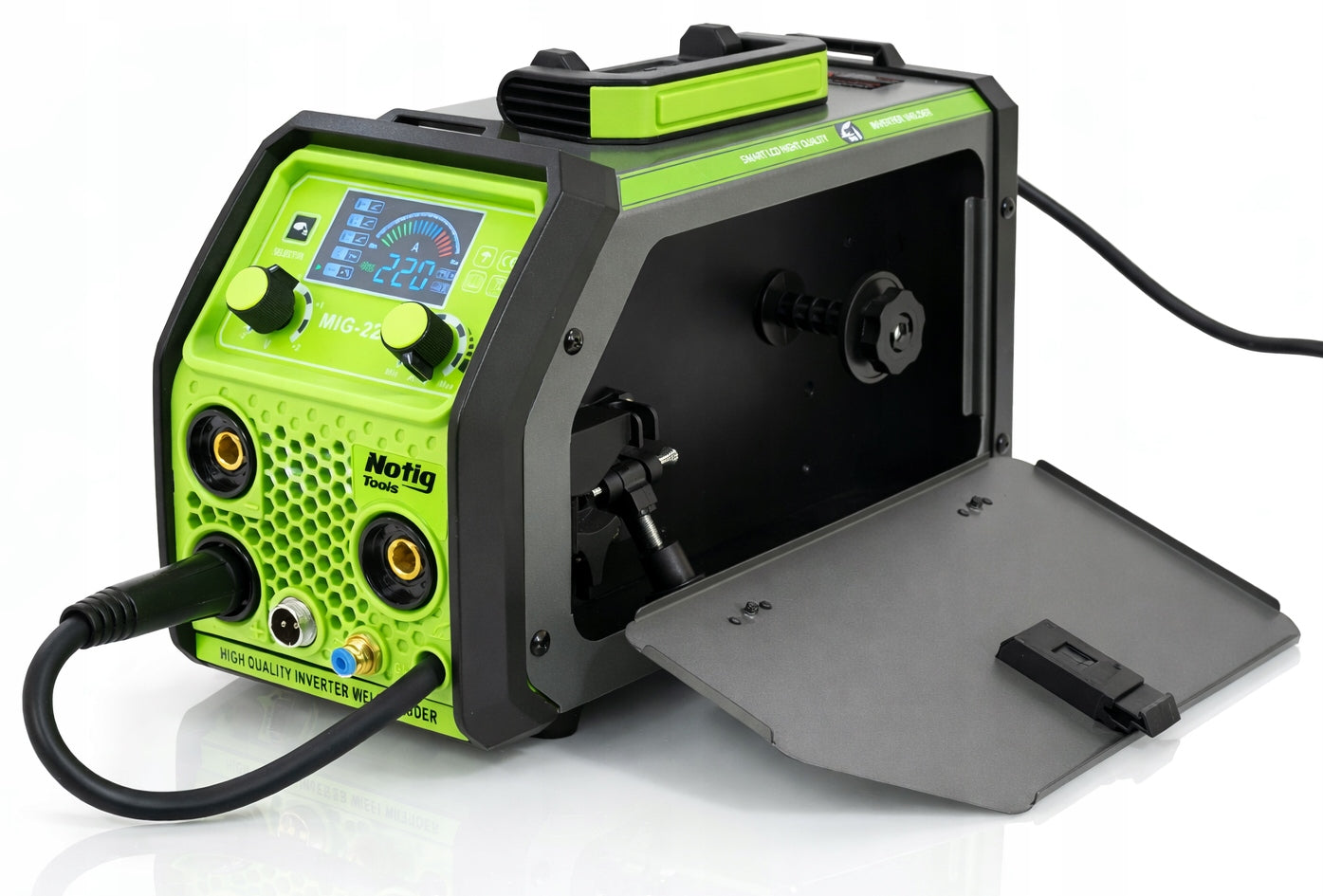 INVERTER WELDER MIGOMAT MIG FLUX MMA TIG 220A IGBT HOT START ANTISTICK Manufacturer code N1305