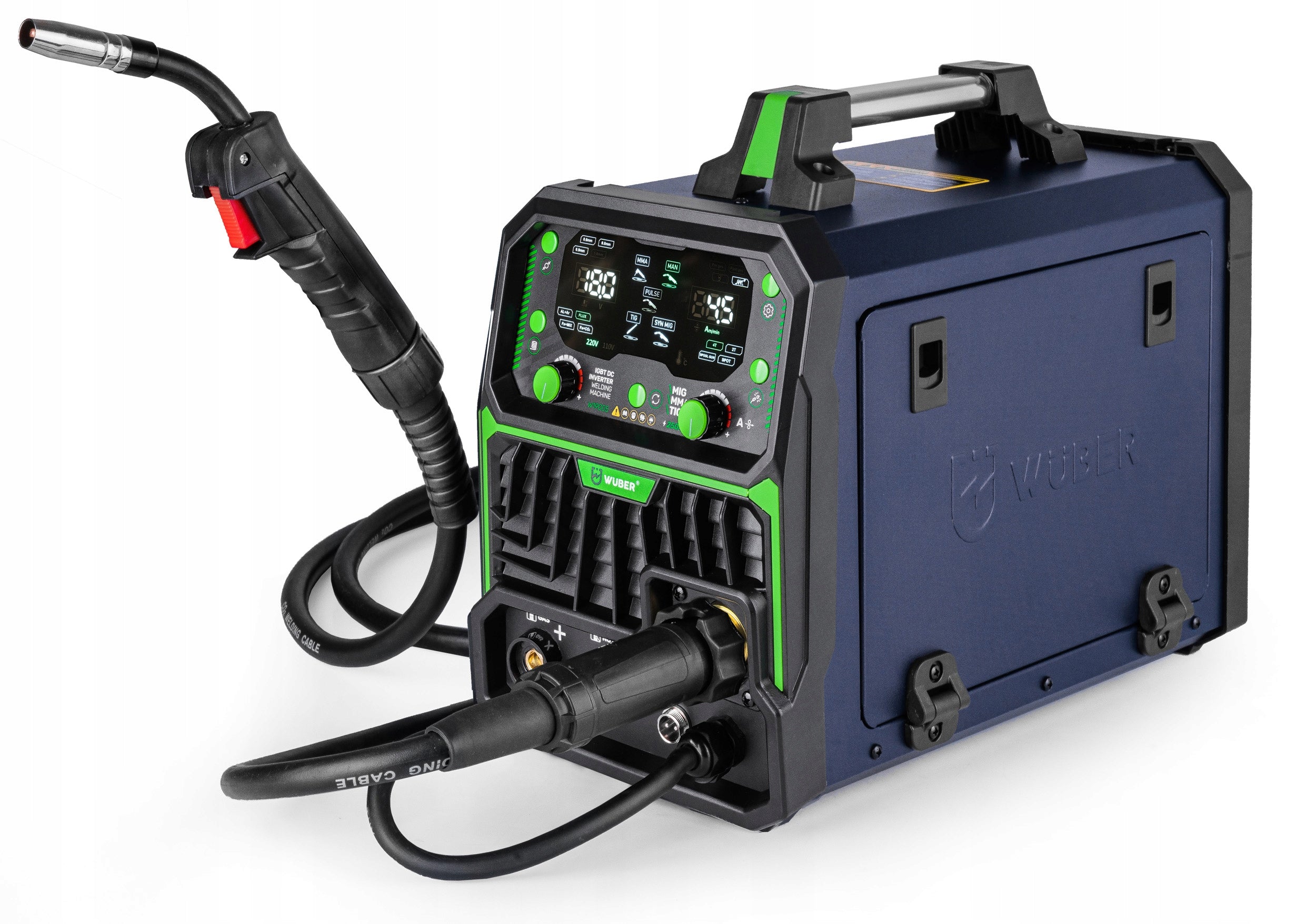 INVERTER WELDING MACHINE 250A MIG FLUX MMA TIG IGBT WUBER Brand Wuber