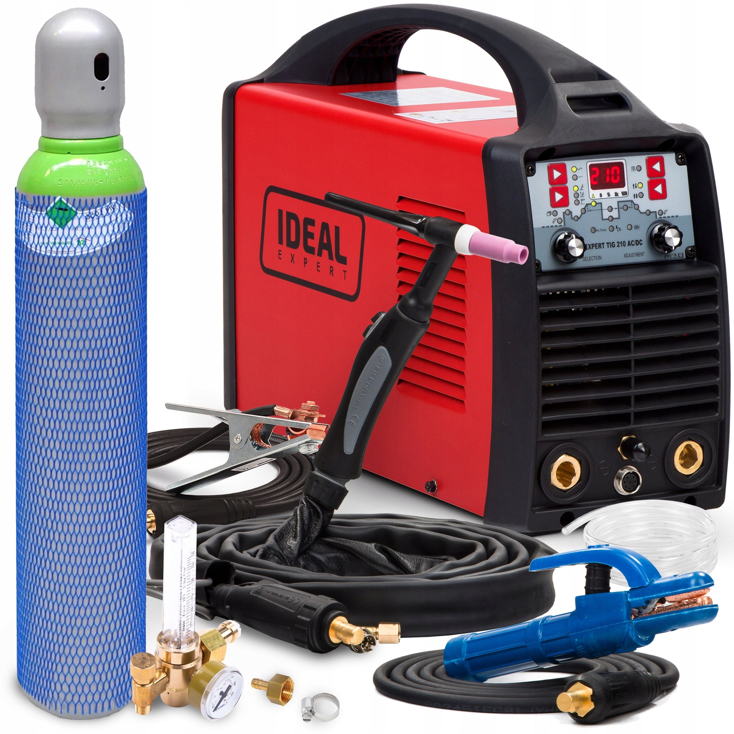 INVERTER WELDING MACHINE IDEAL EXPERT TIG 210 AC/DC MMA PULSE 230V 210A