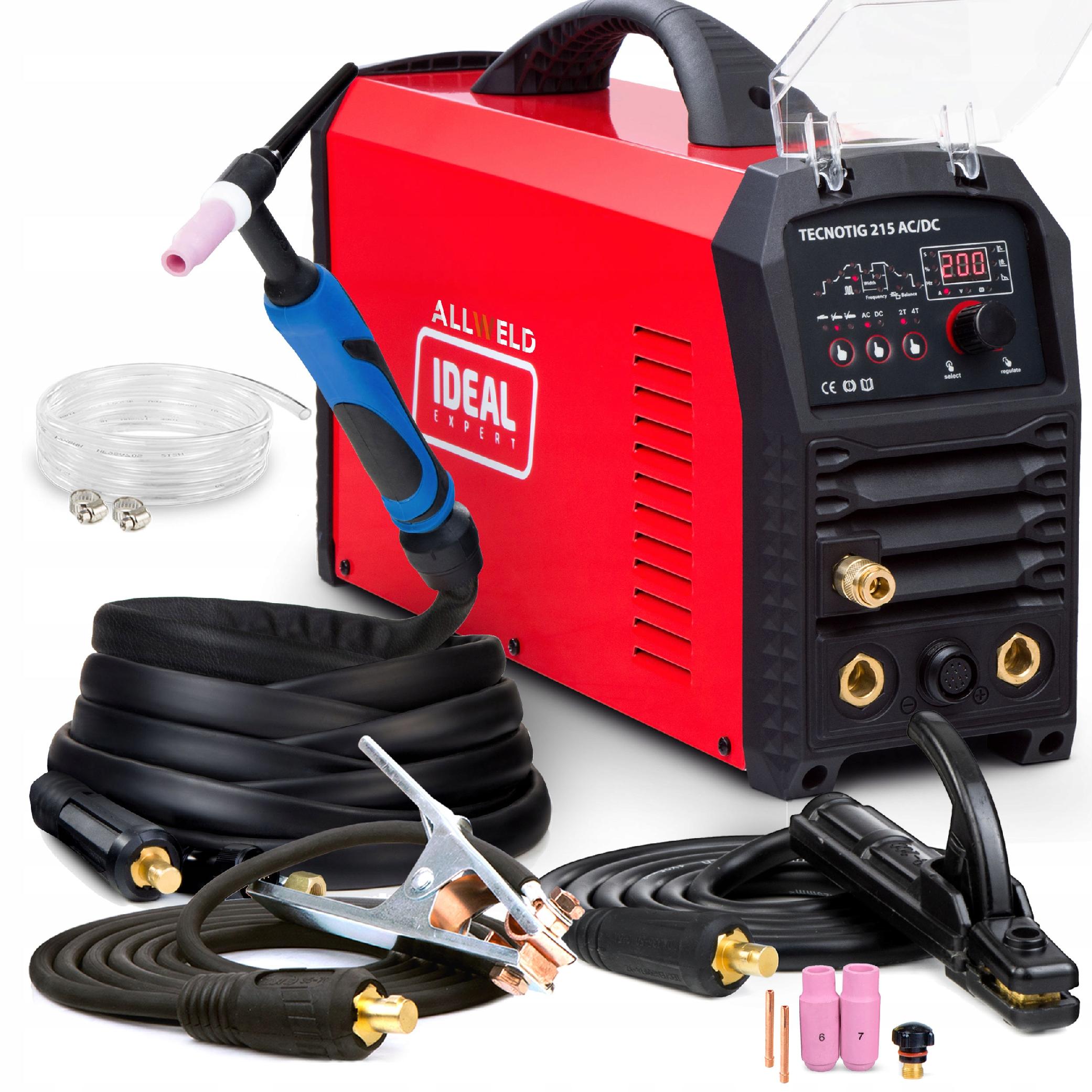 INVERTER WELDING MACHINE IDEAL TECNO TIG 215 AC DC PULSE MMA 230V 200A HF IGBT