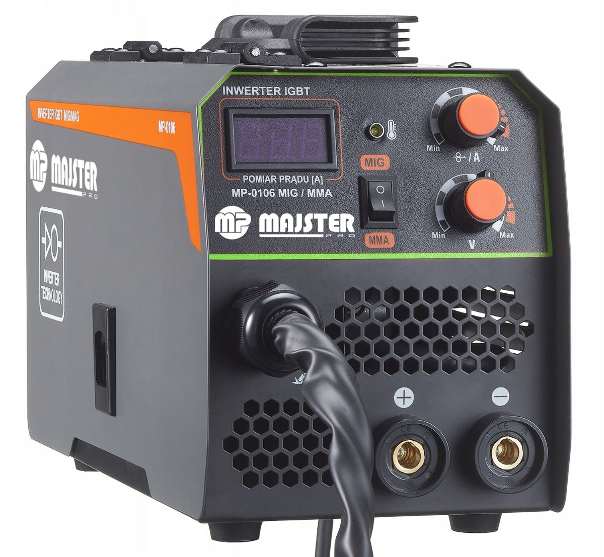 INVERTER WELDING MACHINE IGBT MIG MAG FLUX MMA MIGOMAT STRONG SOLID SEMI-AUTOMATIC Brand Majster Polska