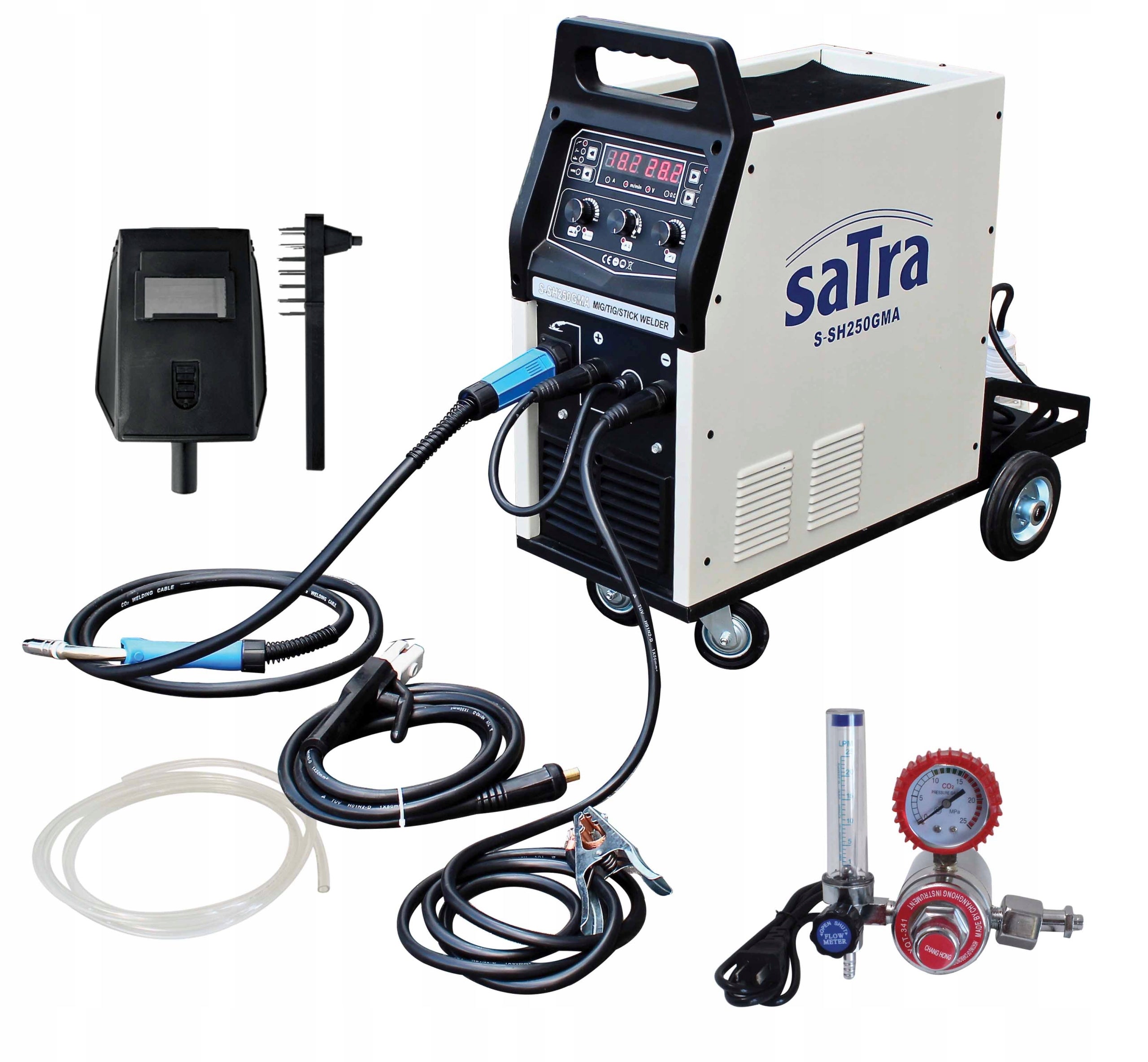 INVERTER WELDING MACHINE IGBT MIG/MMA/LIFT TIG SATRA S-SH250GMA
