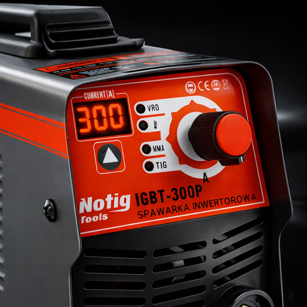 INVERTER WELDING MACHINE INVERTER 300A MMA TIG LIFT VRD 20 – 330A 230V STRONG Maximum electrode diameter 4 mm