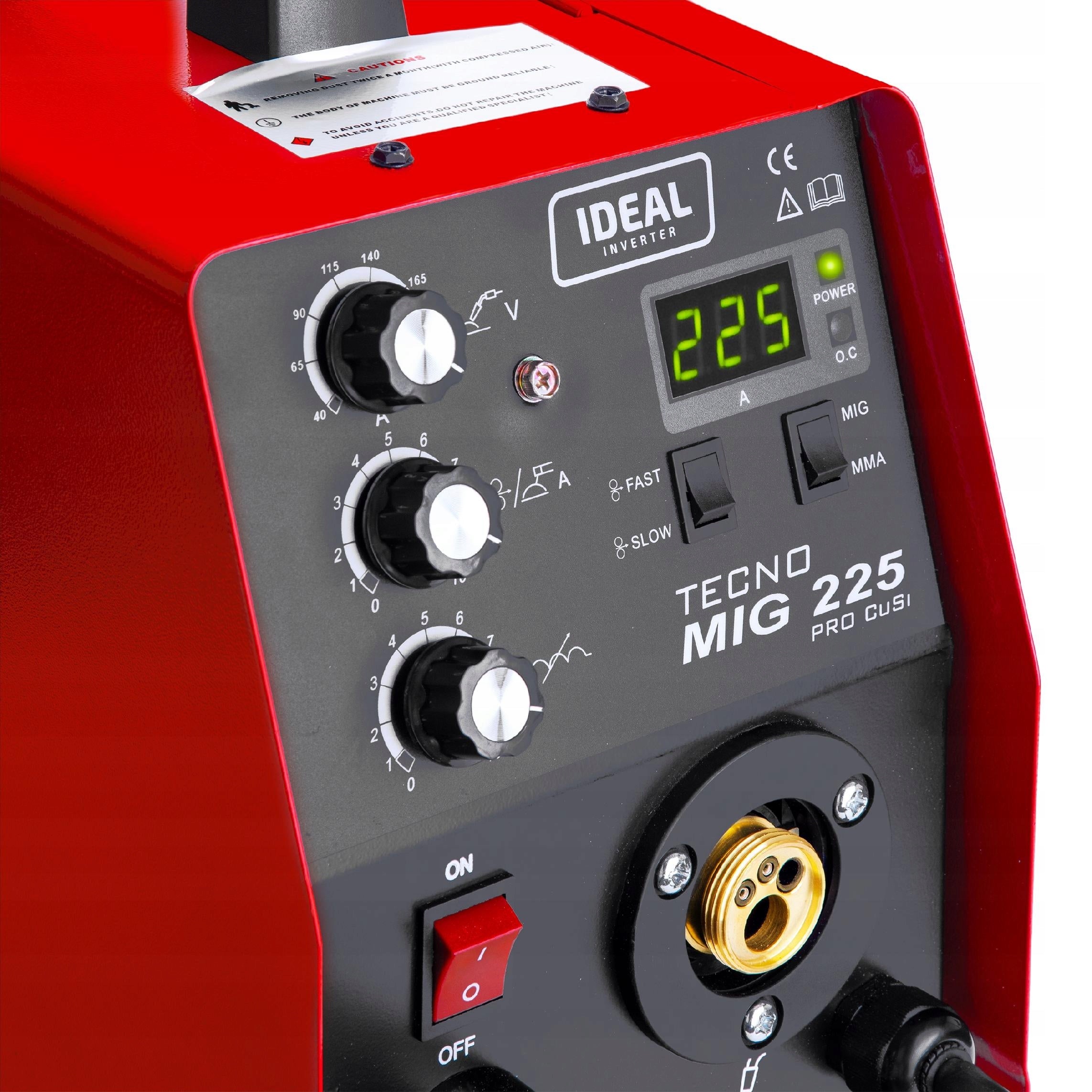 INVERTER WELDING MACHINE INVERTER IDEAL MIG 225 PRO MAG MMA TIG ALU 225A 230V Packaging status original