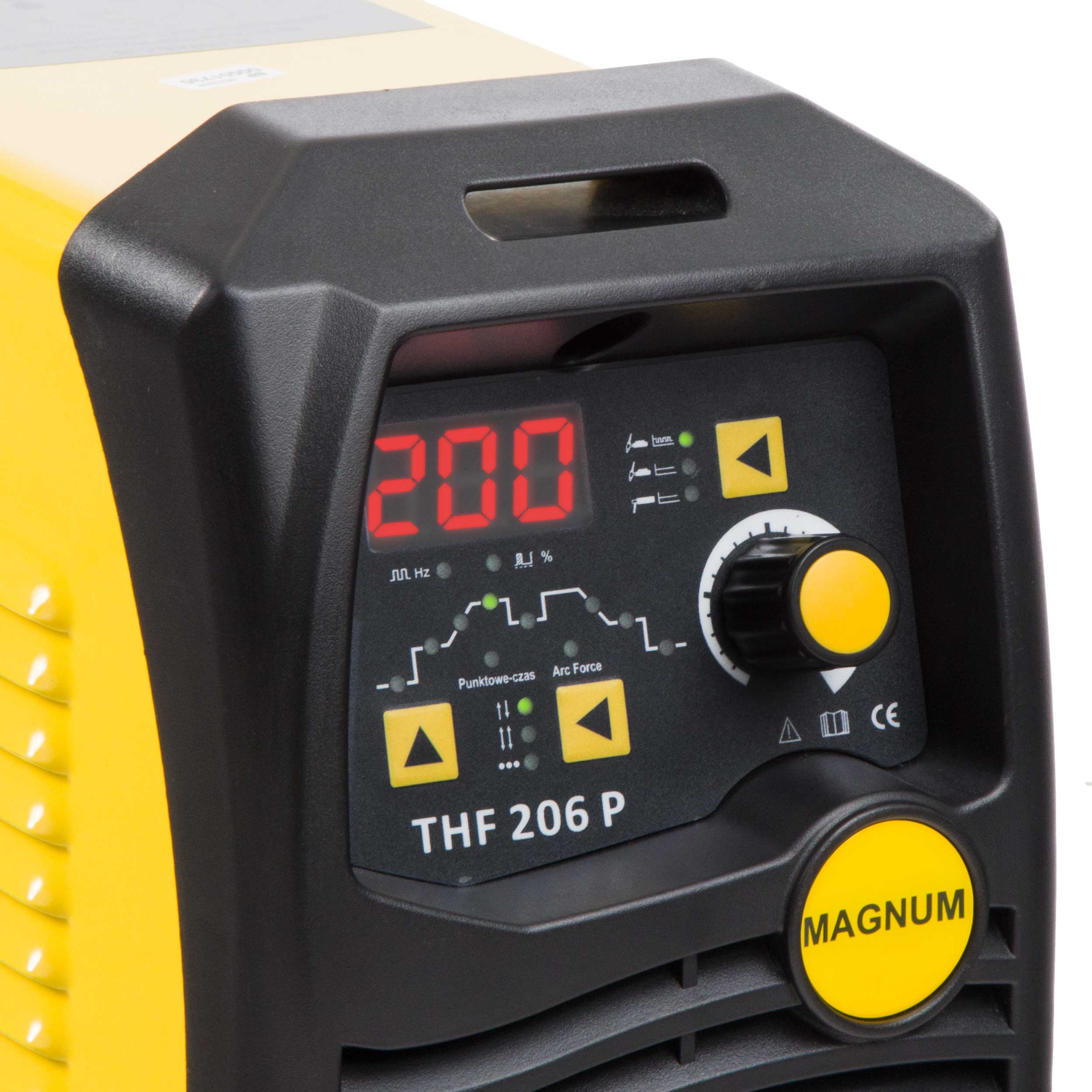 INVERTER WELDING MACHINE INVERTER MAGNUM THF 206P MMA TIG PULSE 230V 200A IGBT Packaging status original