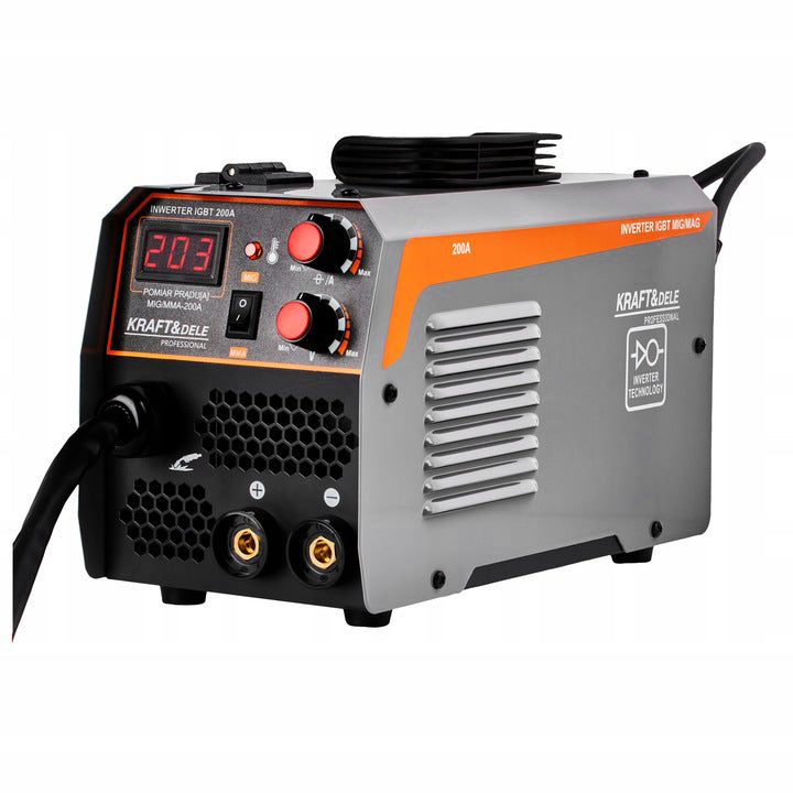 INVERTER WELDING MACHINE INVERTER MIG MMA TIG 200A GAS-FREE SET Brand Kraft&Dele