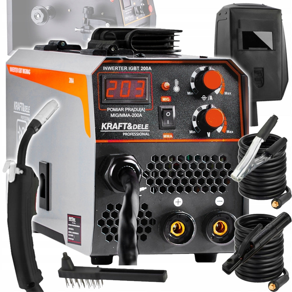INVERTER WELDING MACHINE INVERTER MIG MMA TIG 200A GAS-FREE SET