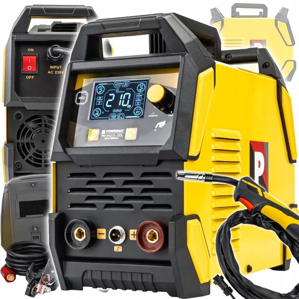 INVERTER WELDING MACHINE INVERTER MIGOMAT MIG MAG MMA TIG LIFT 210A SYNERGY