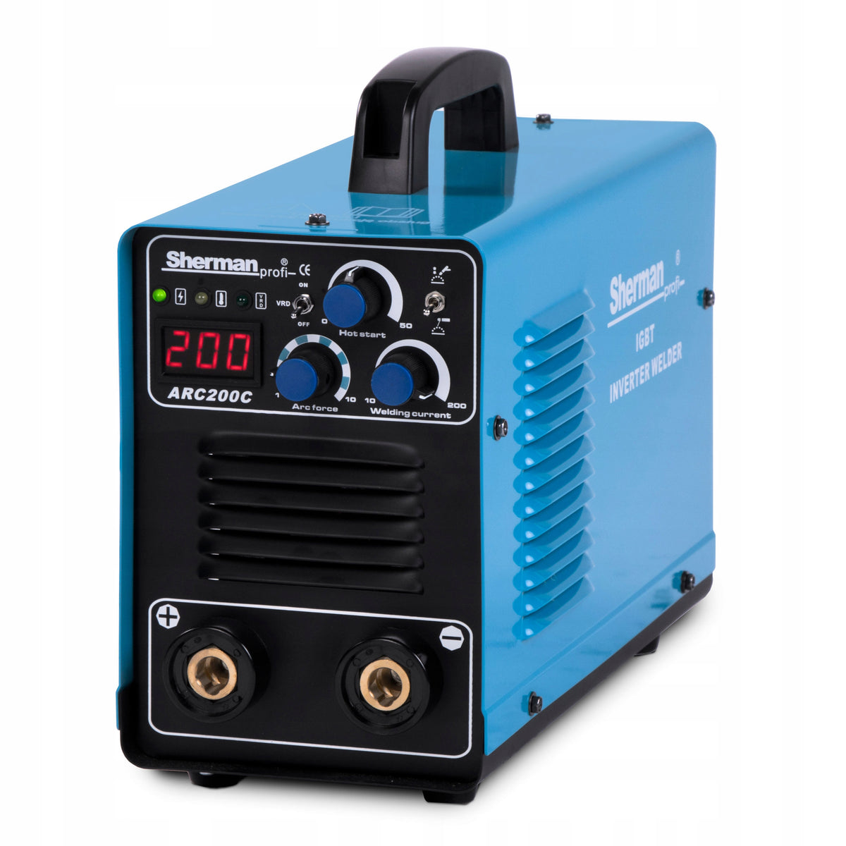 INVERTER WELDING MACHINE INVERTER SHERMAN ARC 220C MMA TIG 230V 200A IGBT ALU Manufacturer code SINW-ARC200C
