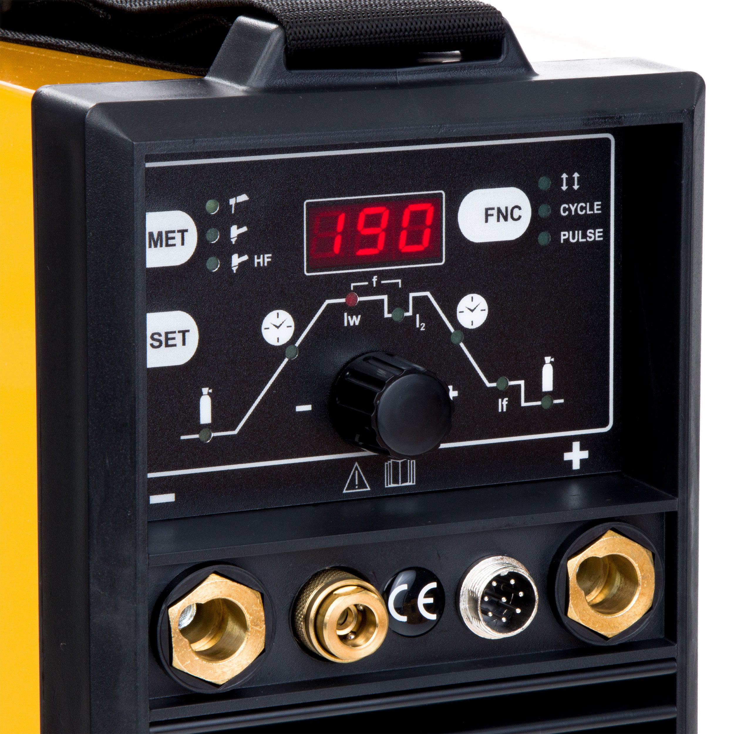 INVERTER WELDING MACHINE INVERTER TIGER 1900 HF TIG DC MMA PULSE 230V 180A HF Brand Tiger