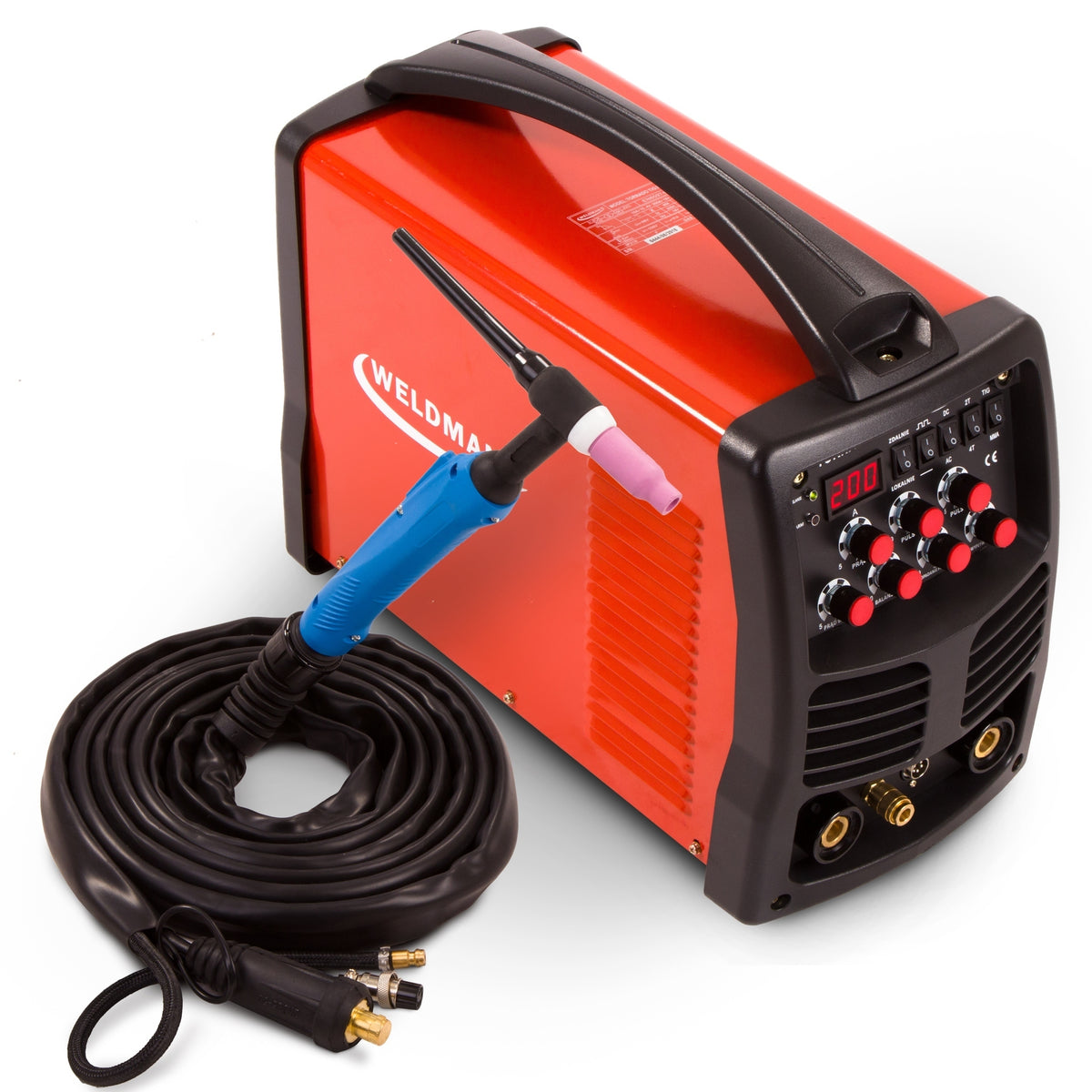 INVERTER WELDING MACHINE INVERTER WELDMAN TORNADO 200 TIG AC DC PULSE MMA 200A Brand Weldman