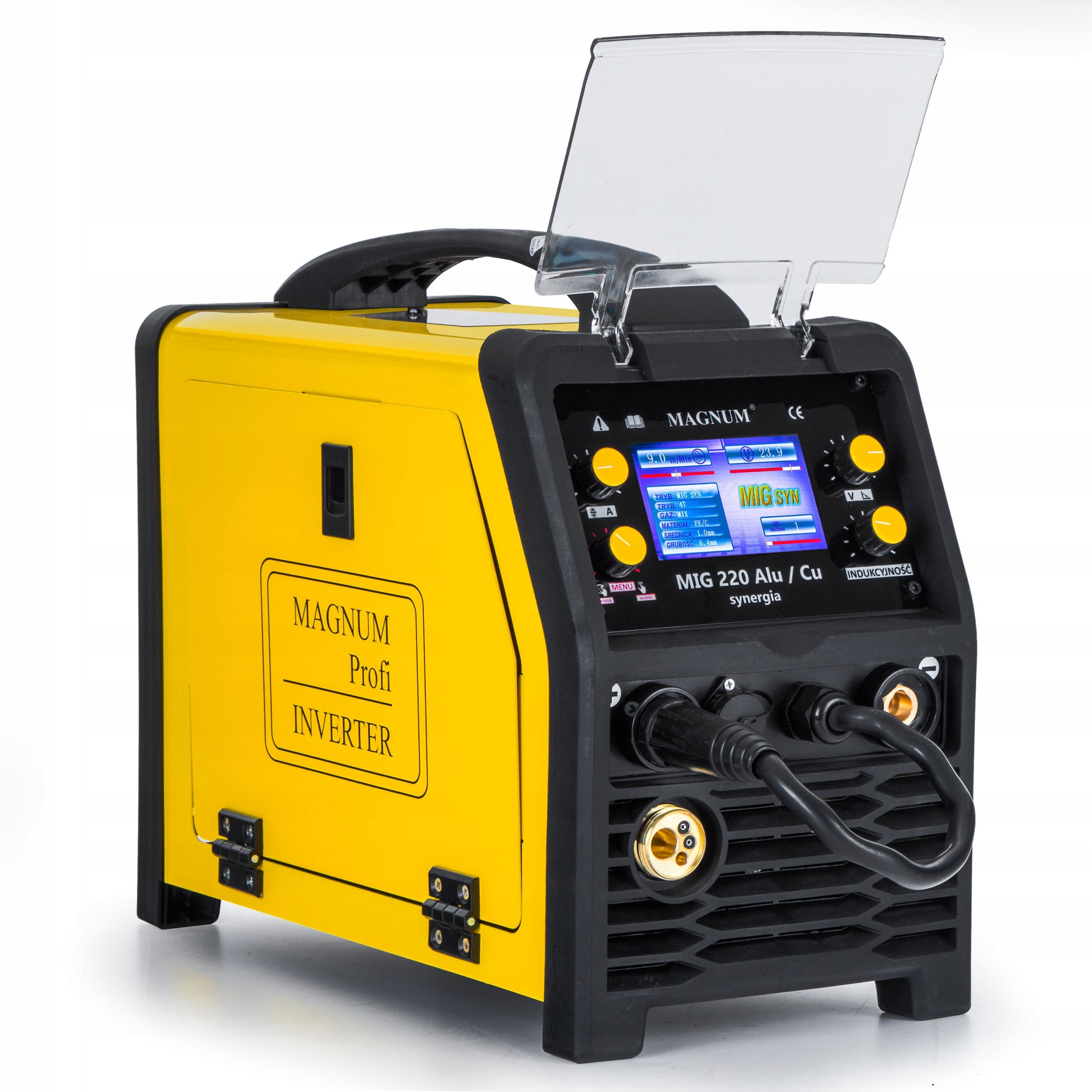 INVERTER WELDING MACHINE MAGNUM MIG 220 ALU SYNERGY MMA TIG 230V 200A IGBT 3IN1 Packaging status original