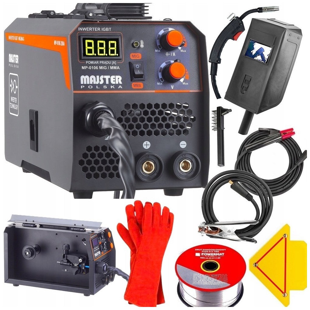 INVERTER WELDING MACHINE MIG/MAG MMA TIG Majster Poland