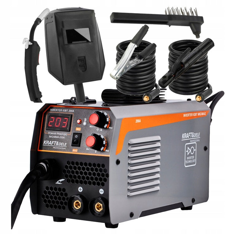 INVERTER WELDING MACHINE MIG MMA TIG 250A FLUX IGBT GASLESS KD1788