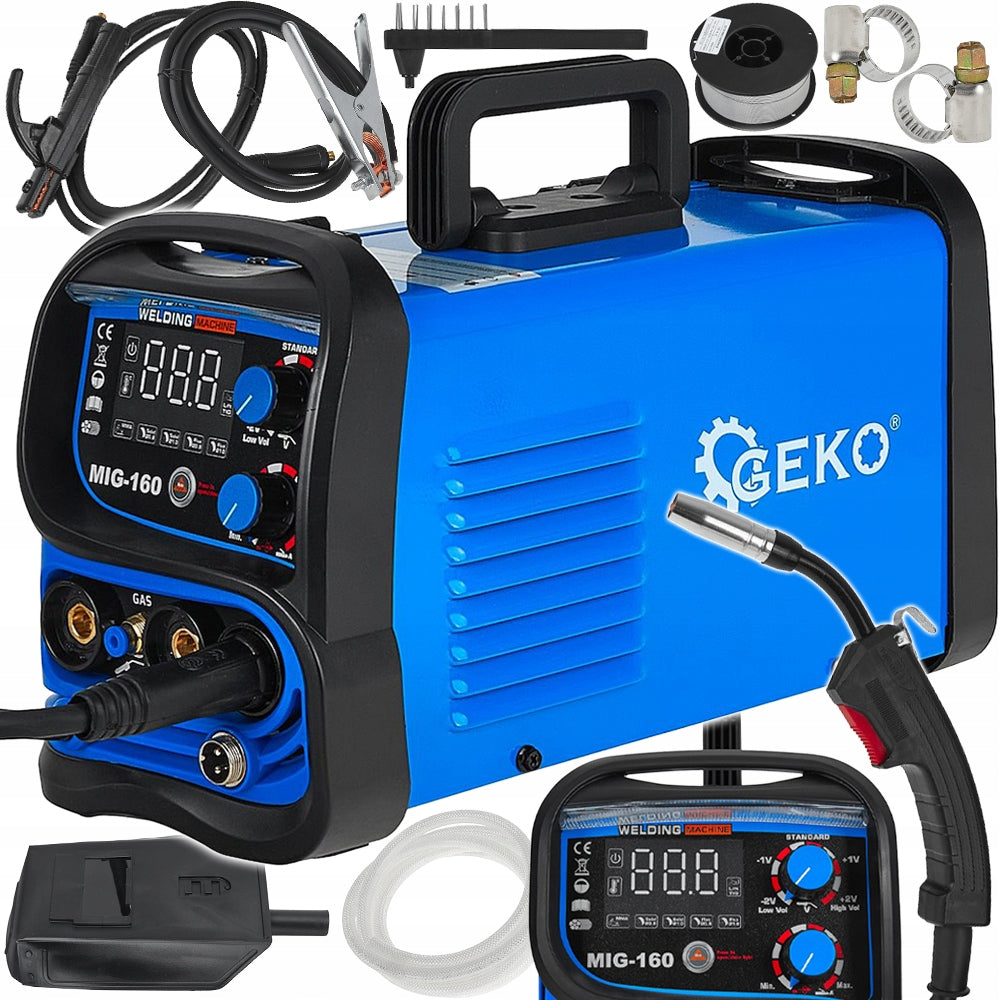 INVERTER WELDING MACHINE MIGOMAT GAS FLUX MIG MAG MMA TIG-LIFT 160A SYNERGY