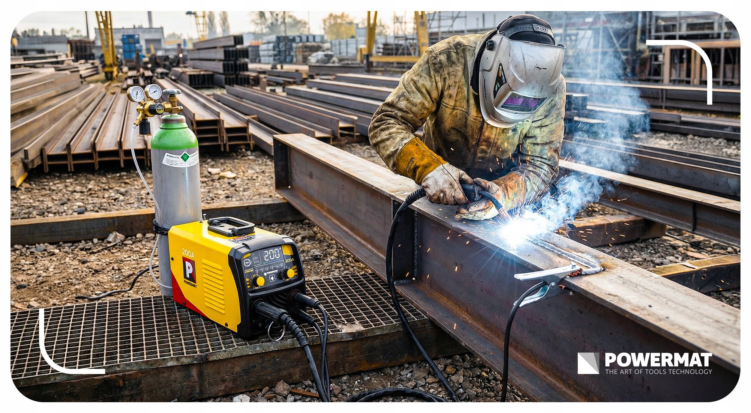 INVERTER WELDING MACHINE MIGOMAT GAS WITHOUT GAS 200A MIG MAG MMA TIG LIFT FLUX Welding methods MIG/MAG MMA TIG